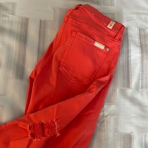 7 for all mankind Denim orange